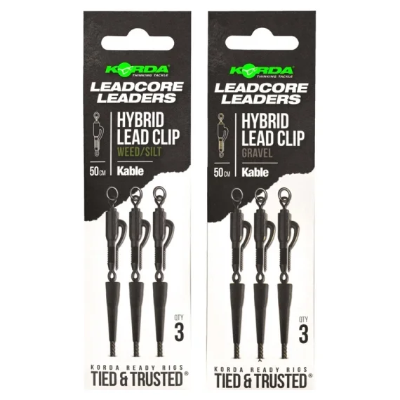 Begränsad tid Korda Leadcore Leader Hybrid Lead Clip
