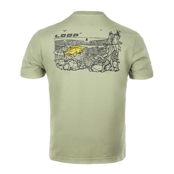Endast denna vecka Loop M's Logo T-Shirt Trout Seagrass