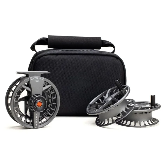 Lamson Liquid S Flugrulle 3-Pack Smoke Nedsatt pris