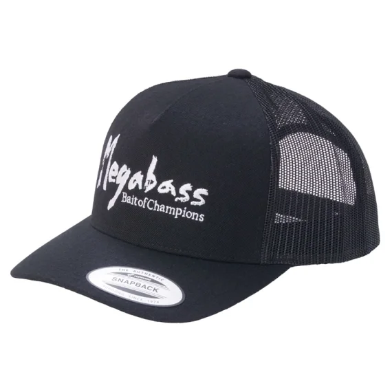 Kampanj Megabass Cap Brush Trucker Black/White