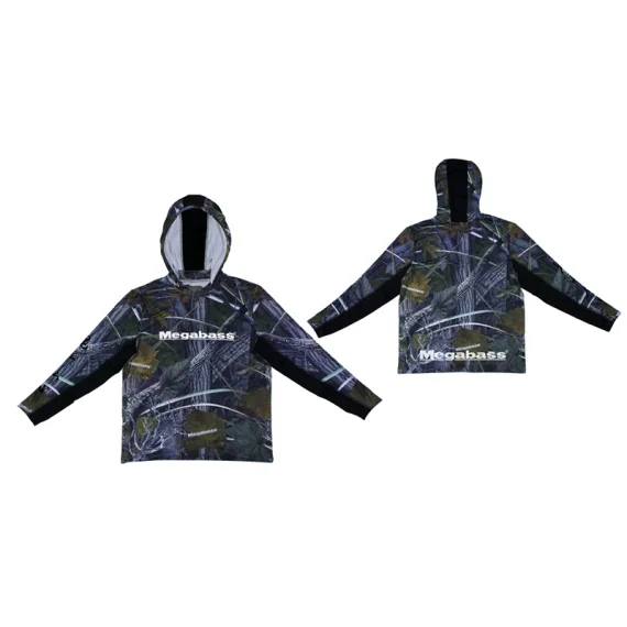 Megabass Game Hoodie Real Camo Reapris