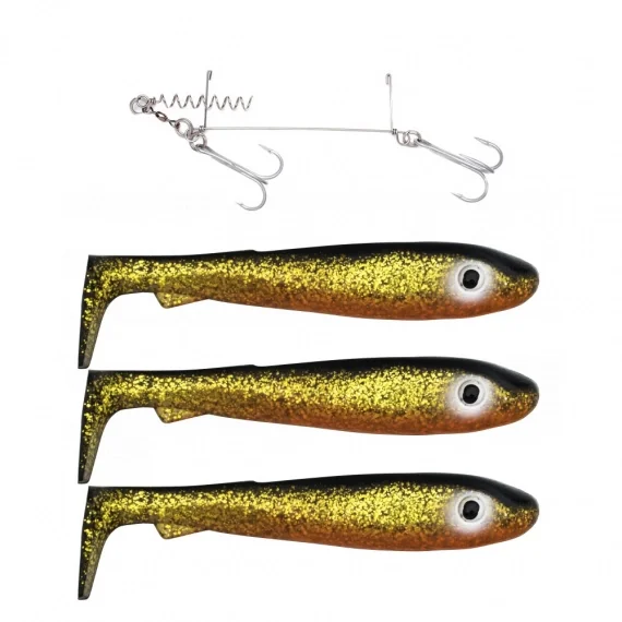 Snabb frakt SvartZonker McRubber Big Bass Med Stinger