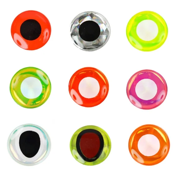 Epoxy Eyes 11,0 mm oval dubbel Expressleverans