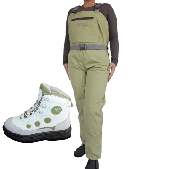 Miss Mayfly MOXIE Chameleon Women's Waders & Boots Combo Extra rabatt