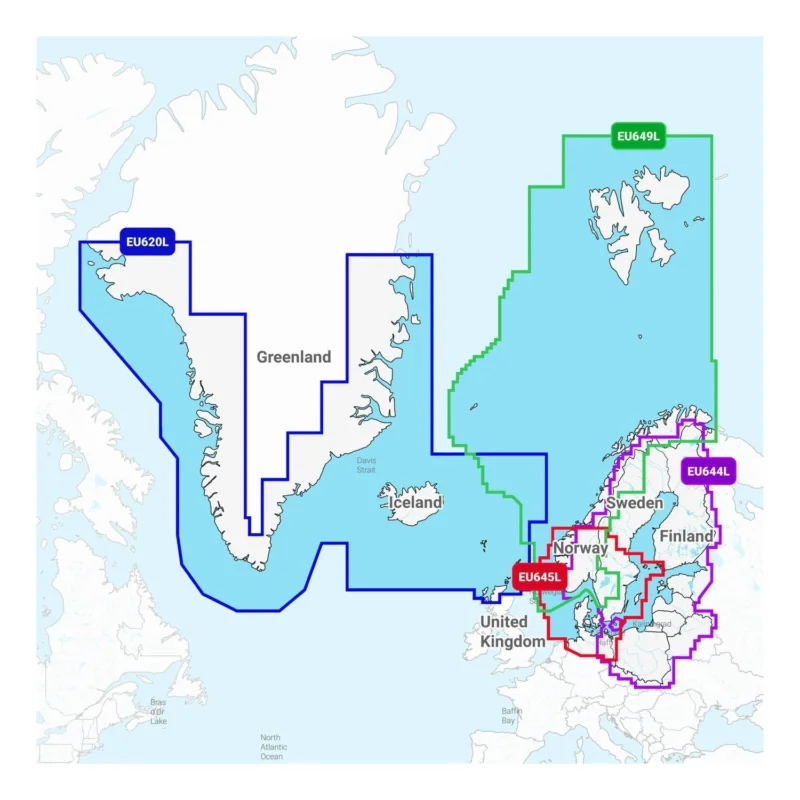 Navionics Plus+ Large Download Sjökort I lager