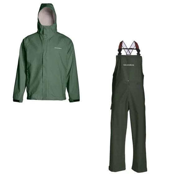 Premium Grundéns Neptune Jacket & Bibs Green