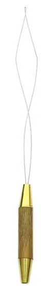 Fri frakt Dr Slick Bobbin Threader Gold w/ Half Hitch Tool