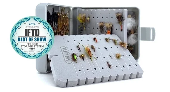 Wynd Bynder Gray Fly Box Flugask Endast denna vecka