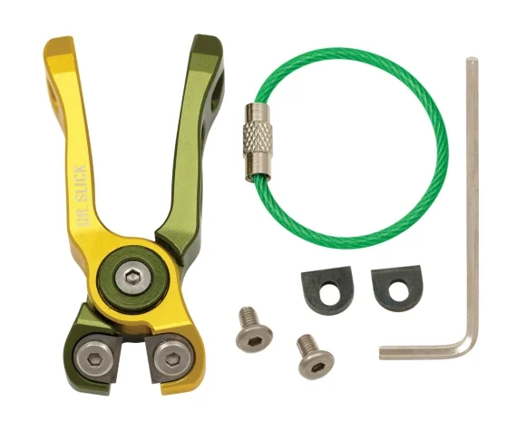 Dr. Slick Cyclone Nipper NATCO Gold and Green Aluminum Frame Handla nu