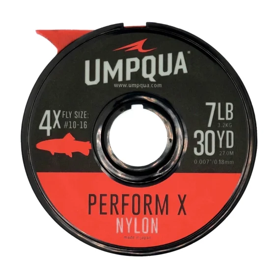 Rabatt Umpqua Perform X Trout Nylon Tippet 27m