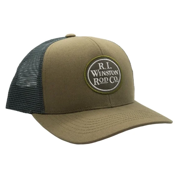 Premium Winston Double Haul Trucker Hat Moss Green