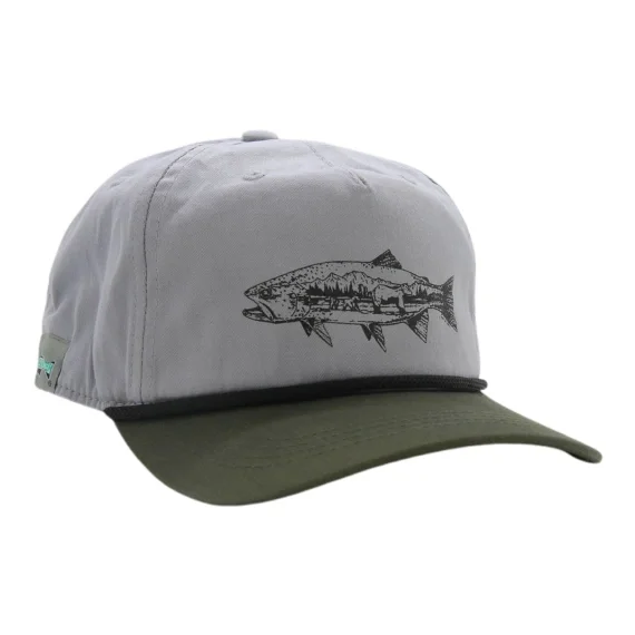 RepYourWater Brimmed Hat 5 Panel Unstructured - Grizzly Trout Kampanj