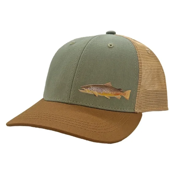 Köp online RepYourWater Hat Standard Fit - Tailout Series Brown