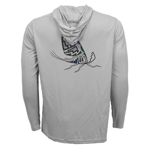 Begränsad tid RepYourWater Hooded Sun Shirt ECO50 Pueblo Pottery Mayfly Adult
