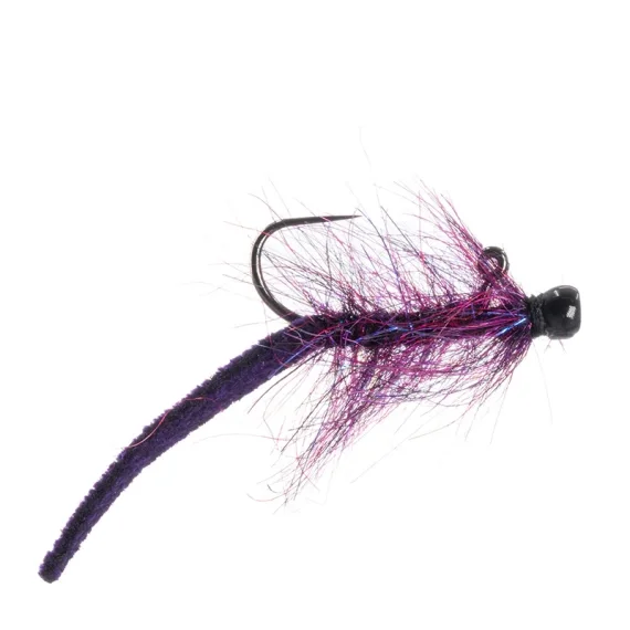 Umpqua Balanced Leather Leech Nano #12 - Purple Populär