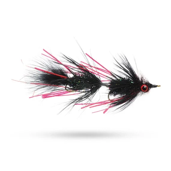 Umpqua Circus Peanut Black/Blood #4 x #4 risnedsättning