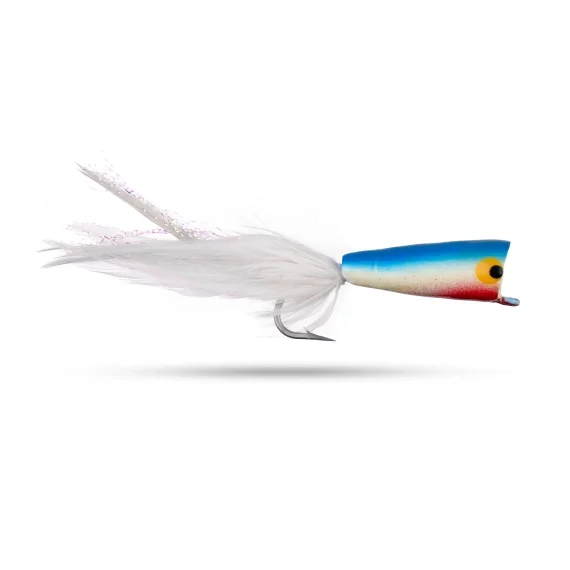 Umpqua Saltwater Popper Blue/White #2/0 Extra rabatt