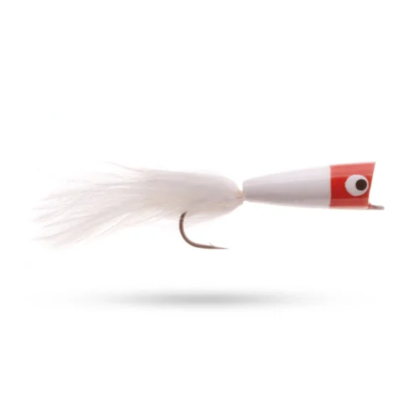 Nedsatt pris Umpqua Saltwater Popper Red/White #2/0