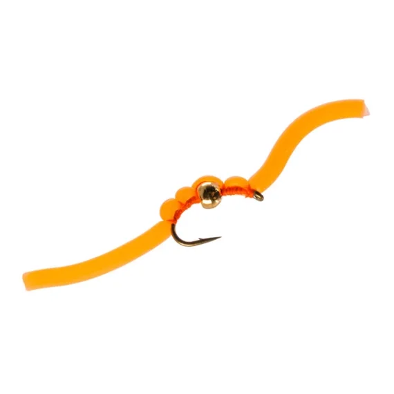 Umpqua Squirmy Wormie TB Flourescent Orange #12 Sänkt pris