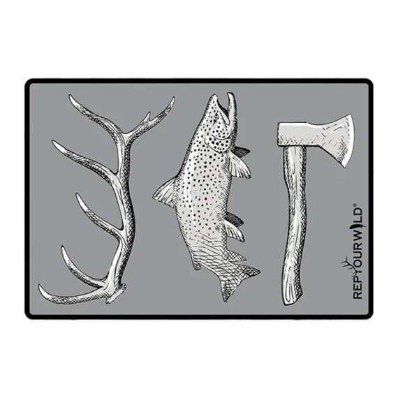 RepYourWater Sticker - Hunt Fish Camp Medium Erbjudande