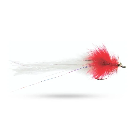 Sänkt pris Umpqua Pike Snake Red/White #3/0