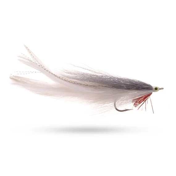 Umpqua Big Fish Deceiver Grey/White #3/0 Populär