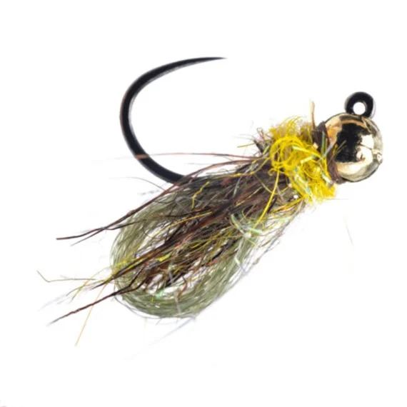 Umpqua Jiggy Caddis Pupa Mercer Olive - #14 Rabatter