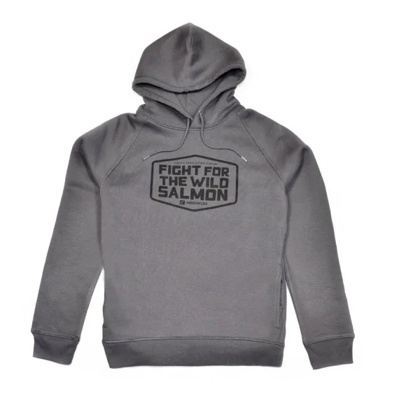 Frödin 'Wild Salmon' Hoodie - Graphite Grey Rea