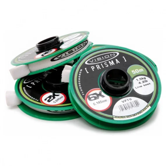 Nedsatt pris Vision Prisma Fluorocarbon Tippets 50m