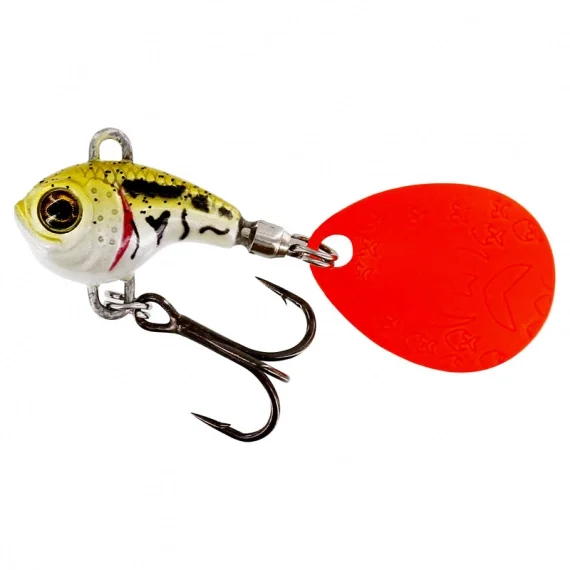 Nedsatt pris Westin DropBite Tungsten Spin Tail Jig 2,2cm 18g - Pearl Stickleback