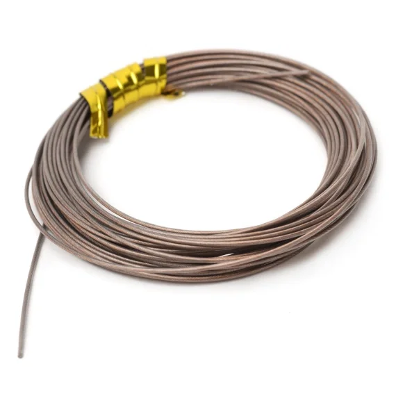 Nedsatt pris Partridge Bauer Pike Leader Wire 20lb - Brown