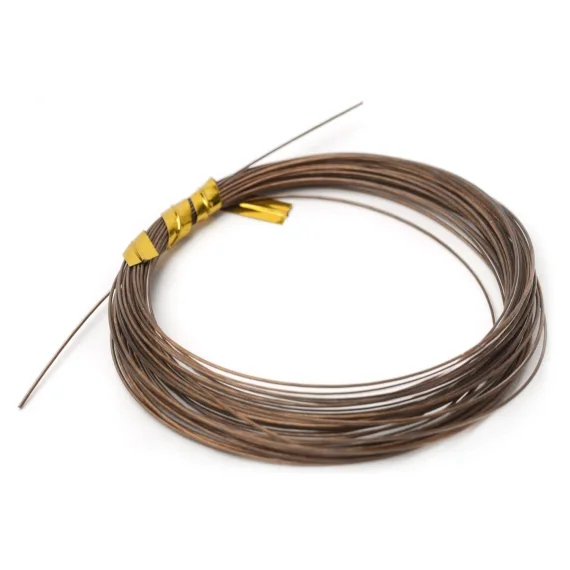 Partridge Bauer Pike Leader Wire 60lb - Brown Kampanj
