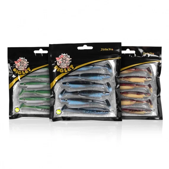 Lågt pris Piglet Shad 10cm Söder Custom 3x6-pack