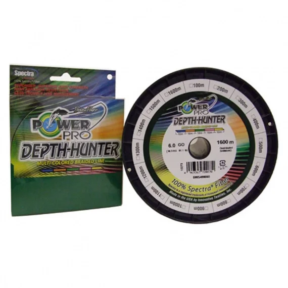 PowerPro Depth-Hunter Multi Color 300m Multi Color - 0.36mm 30kg Fynd
