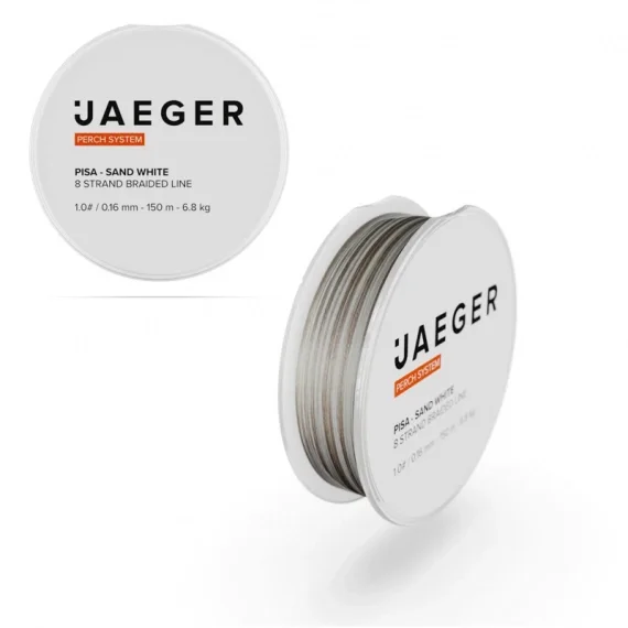 Jaeger Braided Line Pisa Sand White 150m 6.8kg - 0.16mm Lägg i varukorgen