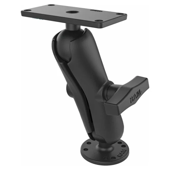 Lågt pris RAM 1.5'' Ball Mount with 2.5'' Round Base & 2'' x 4''