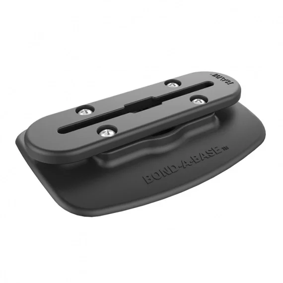 RAM Mounts Black Bond-A-Base W Tough-Track Rabatter