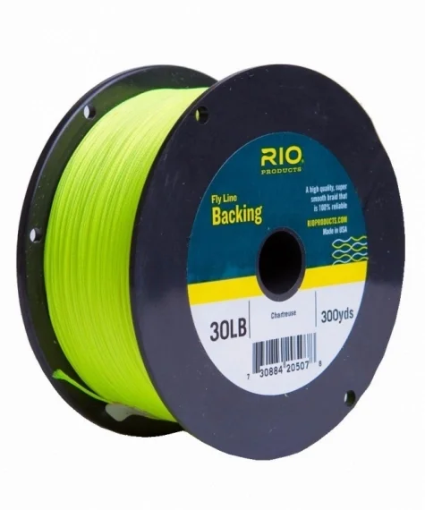 RIO Flyline Backing 30lb 300yds Chartreuse Snabb leverans