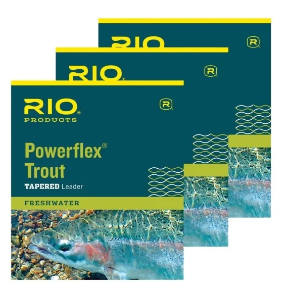 Rio Powerflex TroutLeader 12ft 3-pack Endast idag