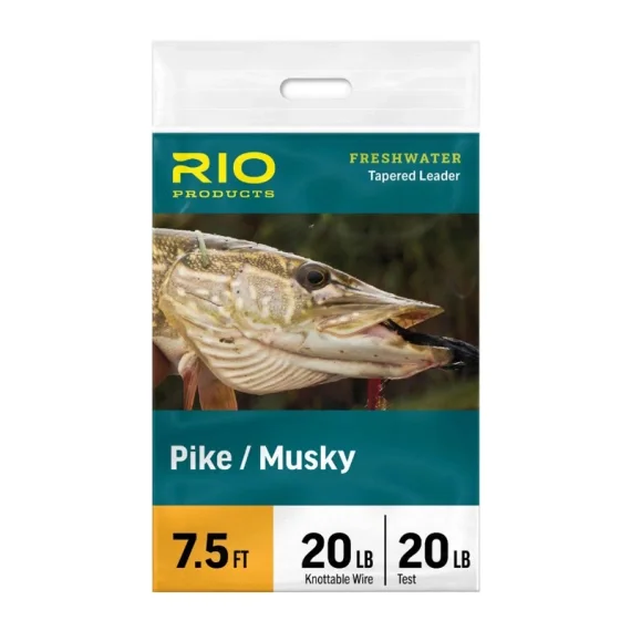 Beställ nu Rio Pike/Musky Leader 7,5ft