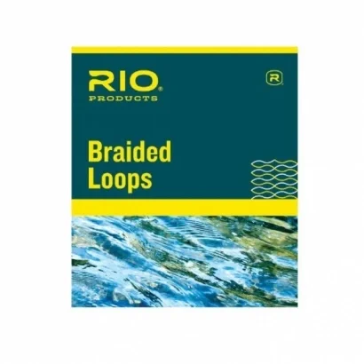RIO Braided Loops Orange 4-pack W/Tubing Snabb frakt