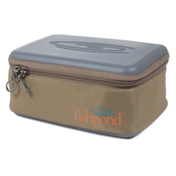 Outlet Fishpond Ripple Reel Case Large - Sand/Saddle Brown