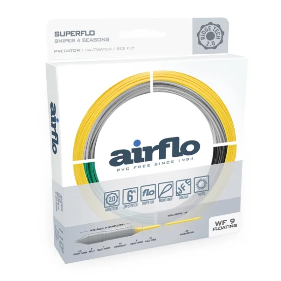 Airflo Ridge 2.0 Sniper 4 Season Fast Interm./Sink 3 Expressleverans