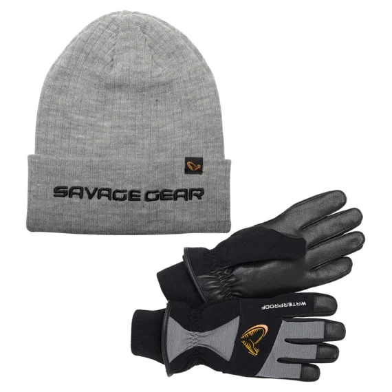 Beställ idag Savage Gear Glove And Hat Set