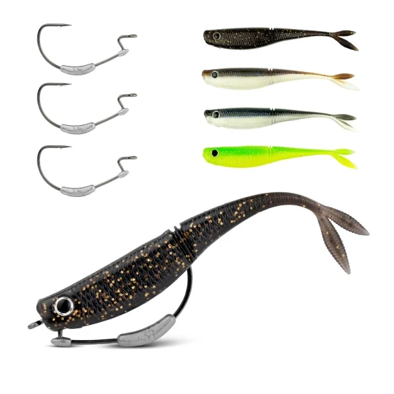 Nedsatt pris Scout Fluke TPE Soft Jerkbait Set