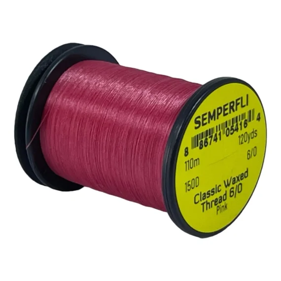 Semperfli Classic Waxed Thread 110m 8/0 - Pink Beställ idag