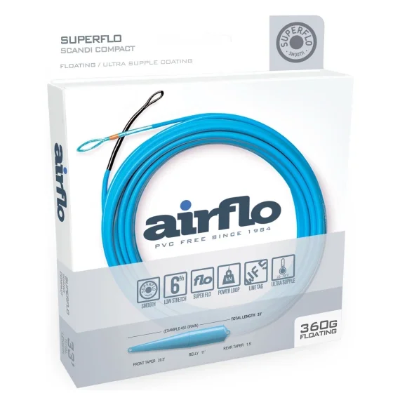Airflo Superflo Scandi Compact Shooting Head Floating Snabb leverans