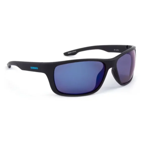 Shimano Eyewear - Matte Black & Blue Mirror I lager