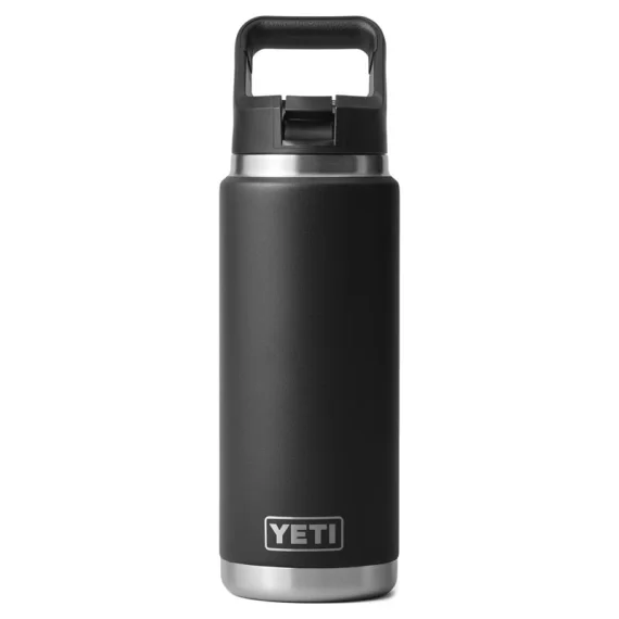 Nedsatt pris Yeti Rambler 26 Oz Straw Bottle - Black