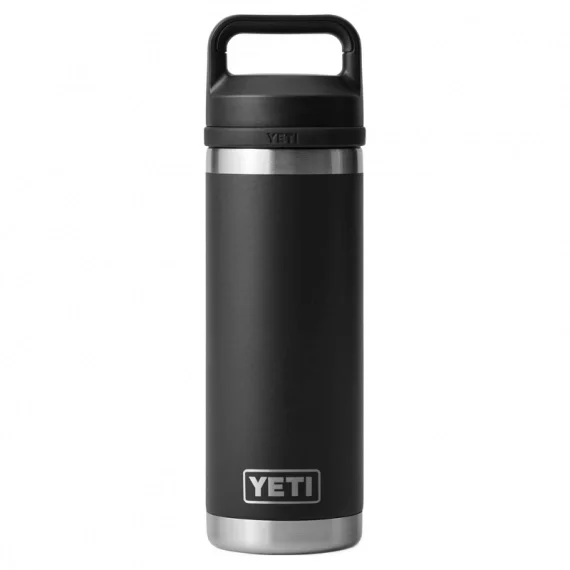 Yeti Rambler 18 Oz Bottle Chug - Black I lager